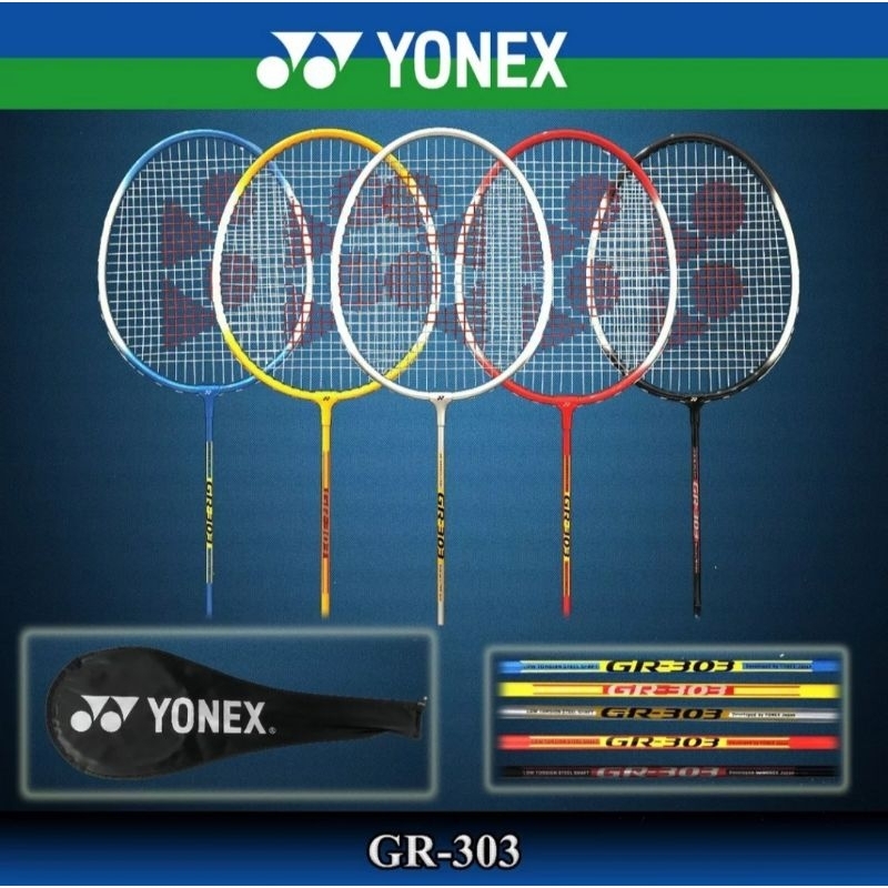 Jual Raket Badminton Yonex Gr303 Free Cover Raket Shopee Indonesia 0740