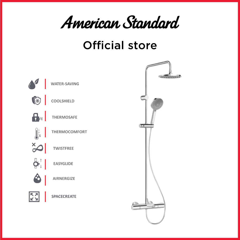 Jual American Standard TemptaCion Auto Temperature Shower System Mixer