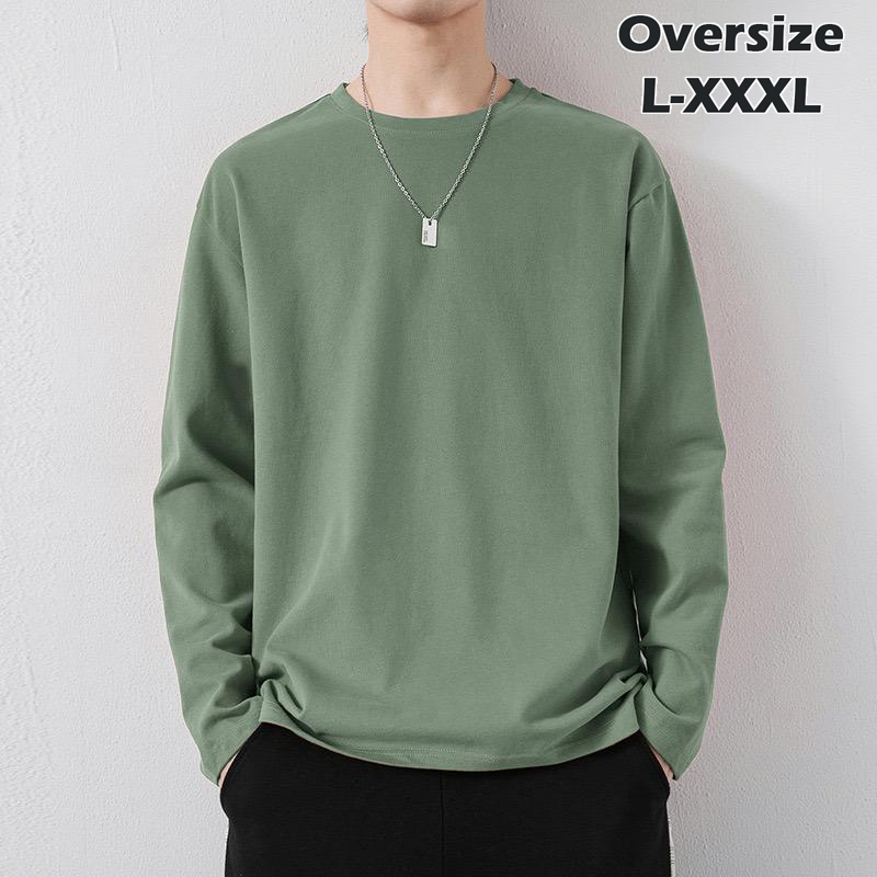 Jual Mokokomo - Baju Lengan Panjang Resus Atasan Polos Pria Oversize ...