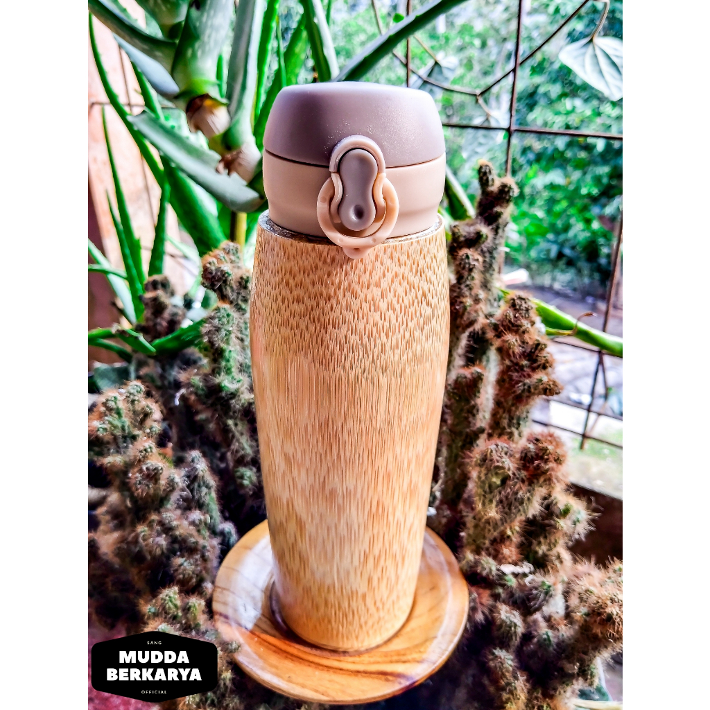 Jual Tumbler Stainless Bambu Kayu Kerajinan Termos Bambu Gelas Bambu ...