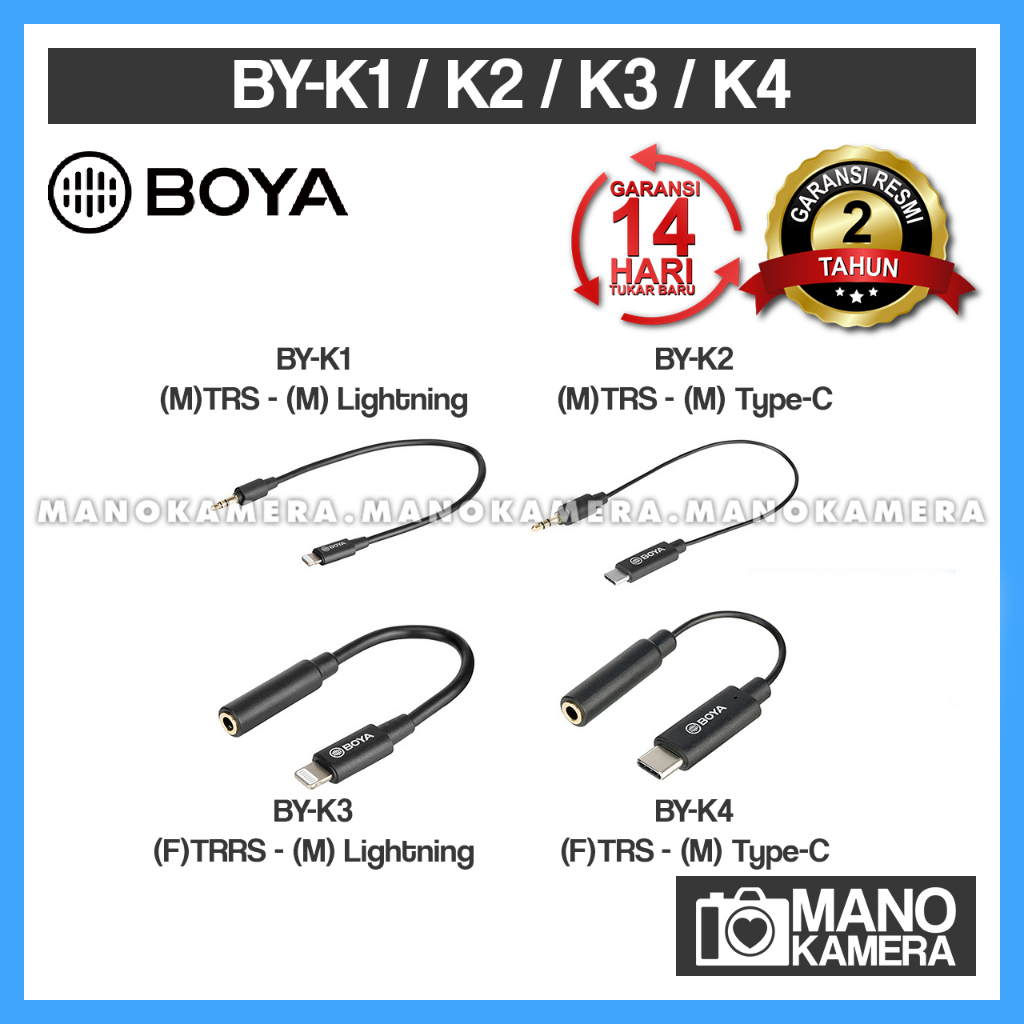 Boya K2 Adaptateur USB-C - TRS M