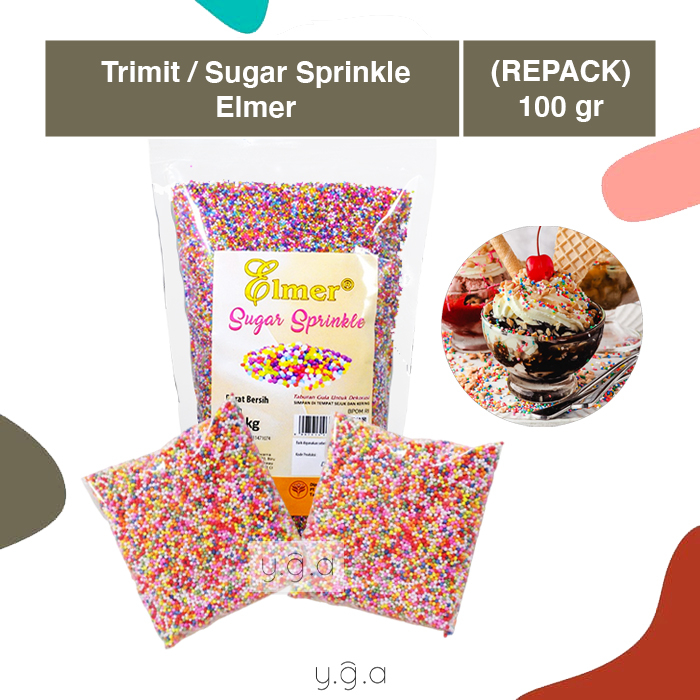 Jual Trimit Sugar Sprinkle ELMER (REPACK) 100gr / Spikel / Springkel ...