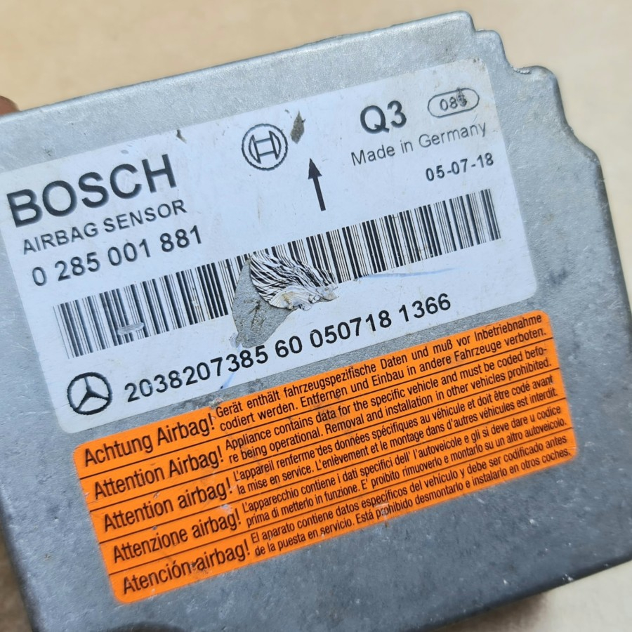 Jual Airbag Air Bag sensor modul Mercedes Benz W203 Shopee Indonesia