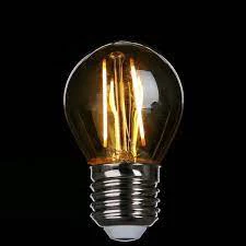 Lampu Led Filamen Edison 2 watt G45 2WATT E27 Ledf BULAT Bohlam Pijar 2watt | AutoStock