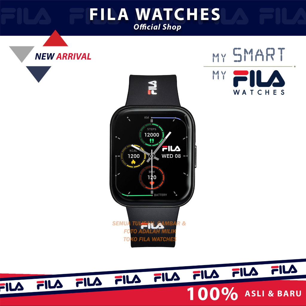 Jual Smartwatch jam tangan Fila SW26B Shopee Indonesia
