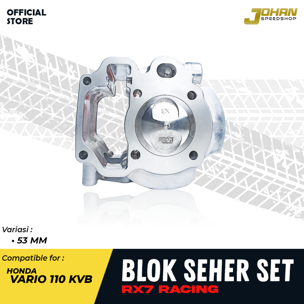 Jual Blok Seher Rx7 Racing Vario 110 Karbu 53mm 54mm | Shopee Indonesia