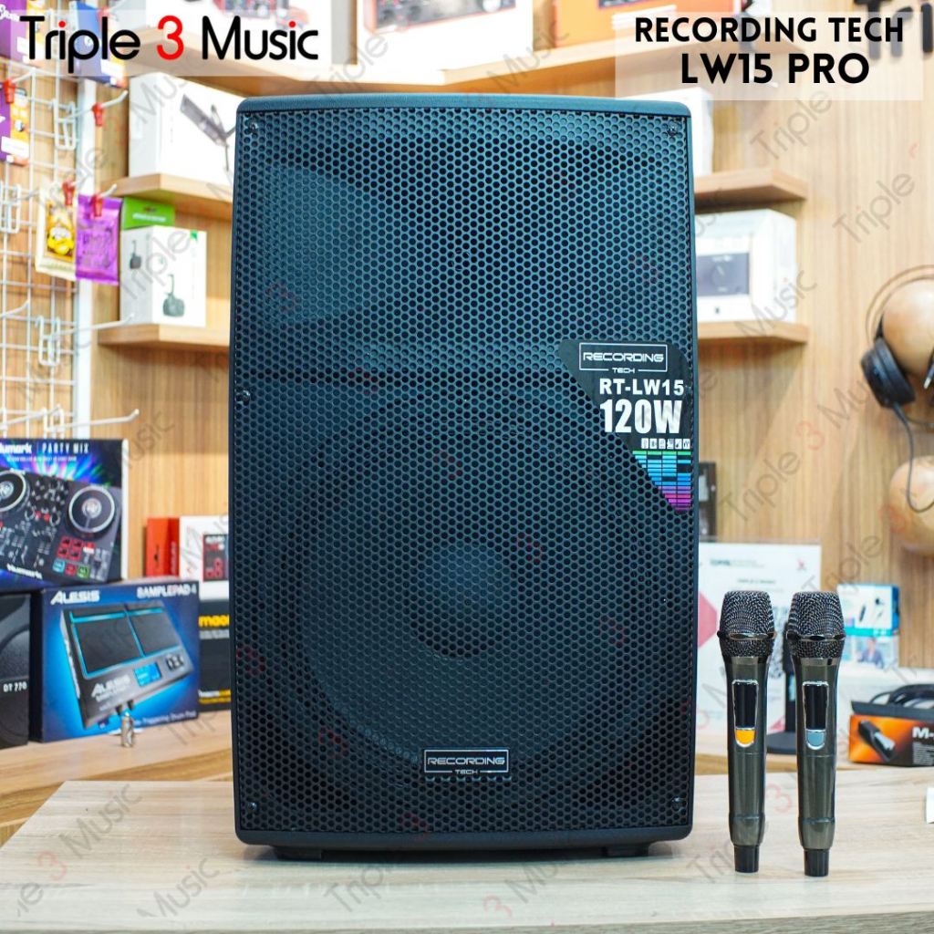 Jual RECORDING TECH RT LW15 PRO 15 Inch Portable Speaker karaoke