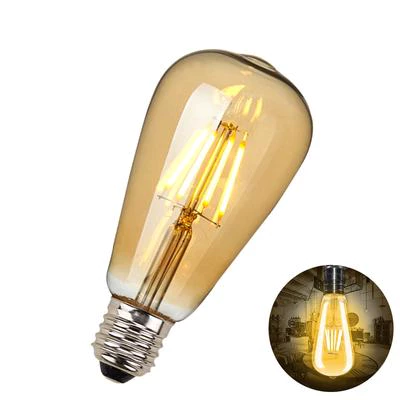 Lampu Filamen 4w Led ST64 G45 2W Lampu Filament Ledf Bulb 4 watt Edison Cafe MIK | AutoStock
