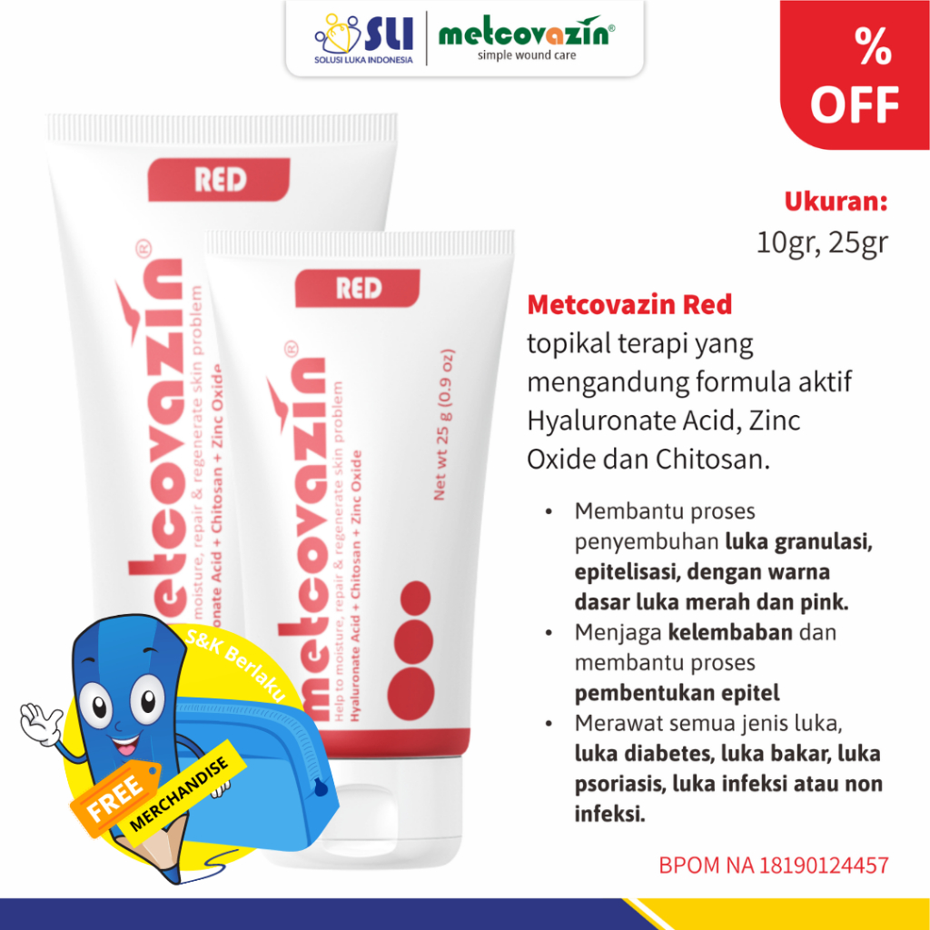 Jual Metcovazin Red Gram Salep Luka Merah Shopee Indonesia