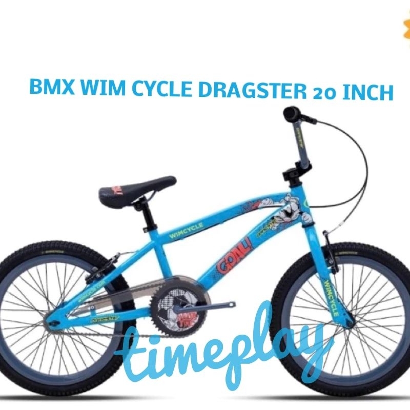 Jual Sepeda bmx 20 inch wim cycle dragster goal 20 inch dodger blue red ...