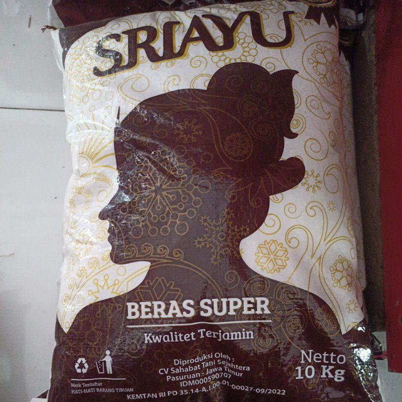 Jual Beras Sri Ayu 10 Kg Shopee Indonesia