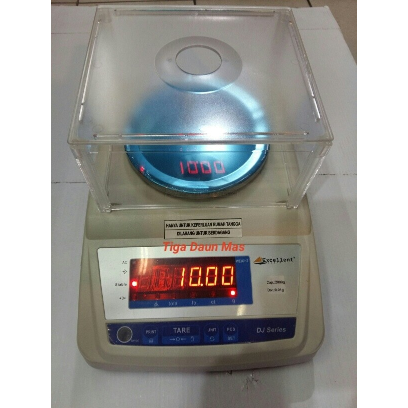 Jual Timbangan emas / Timbangan Analitik/Lab Excellent 2000/0,01 Gr ...