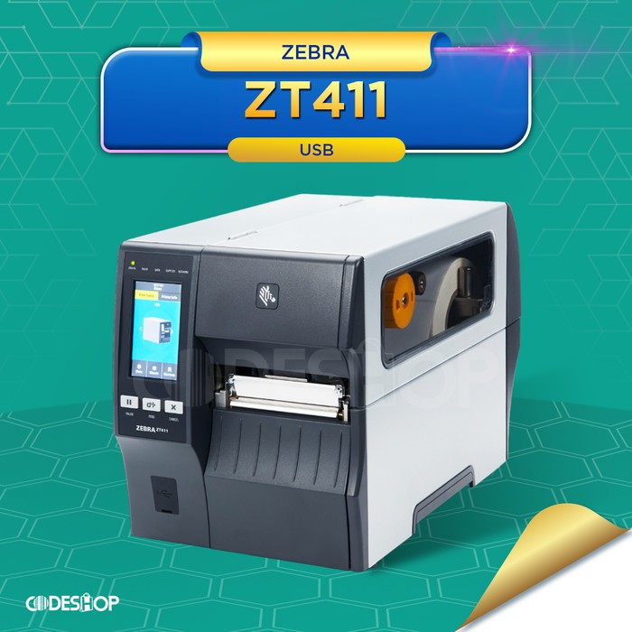 Jual Printer Termal Transfer Zebra Zt411 Print Label Barang Barcode Gudang Shopee Indonesia 6365