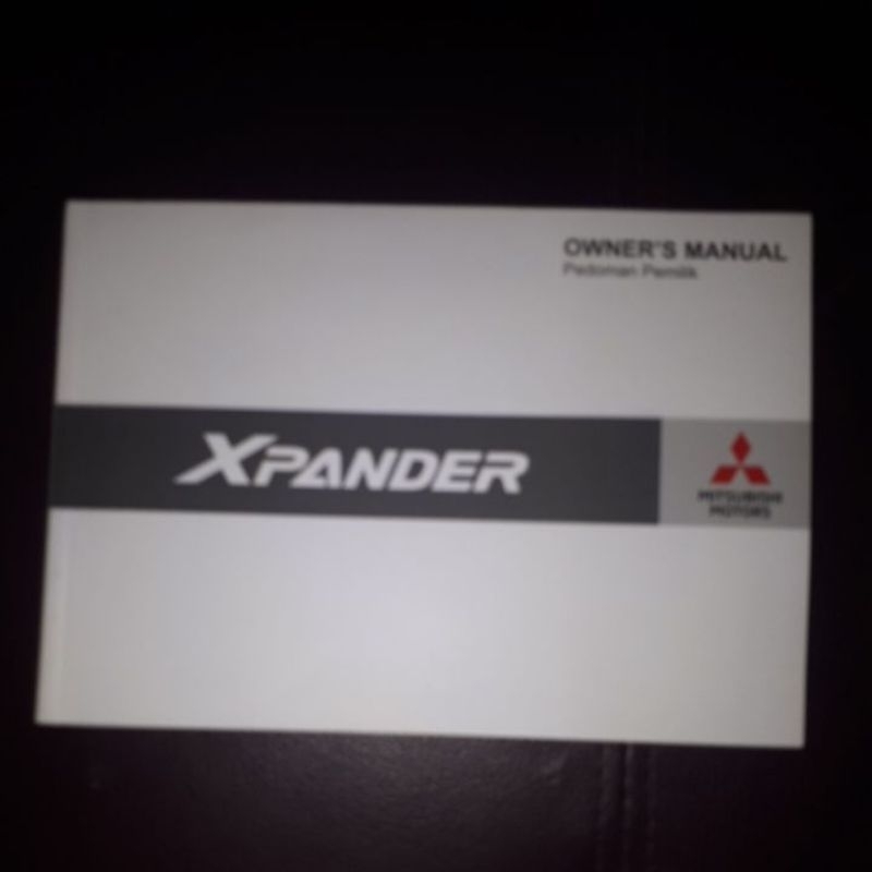 Jual BUKU MANUAL BOOK PEDOMAN PANDUAN PEMILIK MOBIL MITSUBISHI XPANDER