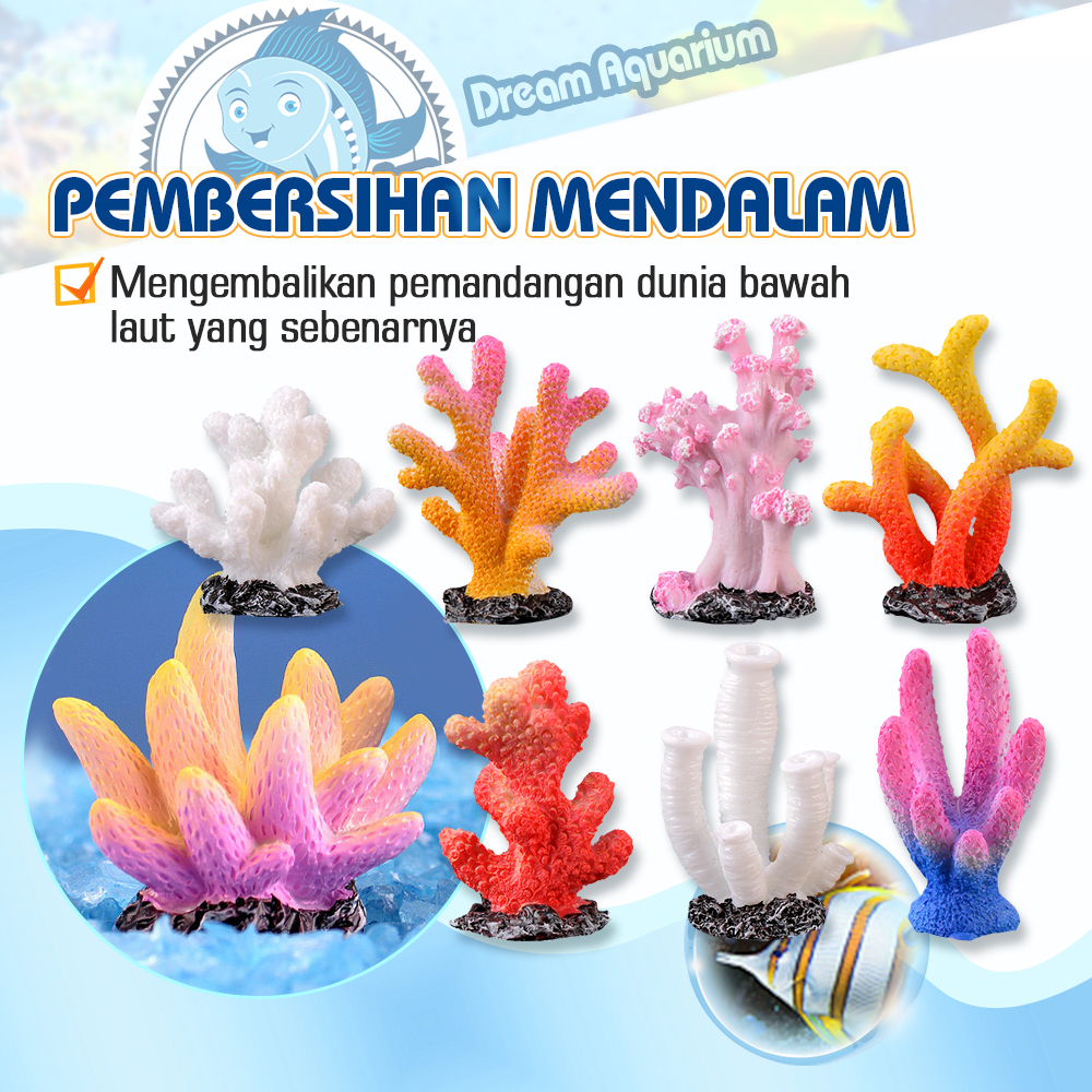 Jual Hiasan Aquarium Karang Buatan Karang Buatan Aquarium Dekorasi Aquarium Karang Buatan