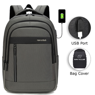 Promo Backpack Pria Wanita Tas Ransel Tas Laptop Punggung USB Slot US003 -  Merah - Jakarta Barat - O-store Indonesia