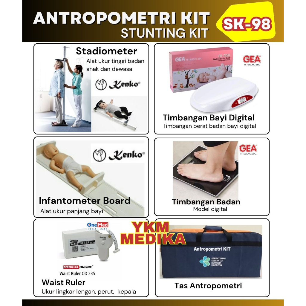Jual Antropometri Kit Stunting Kit set SK-98 | Shopee Indonesia