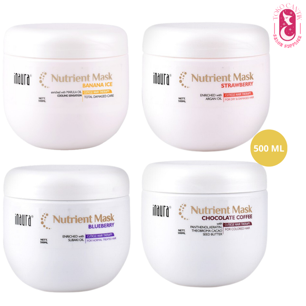 Jual INAURA Nutrient Hair Mask Masker Rambut 500ml | Shopee Indonesia