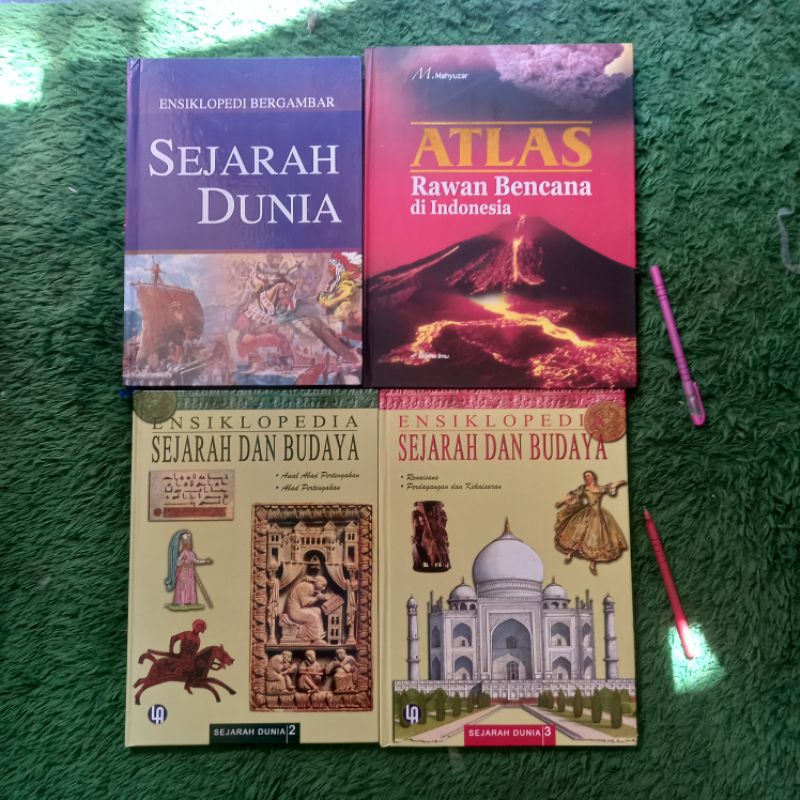 Jual Original Buku Ensiklopedia Sejarah Dunia Atlas Rawan Bencana Di