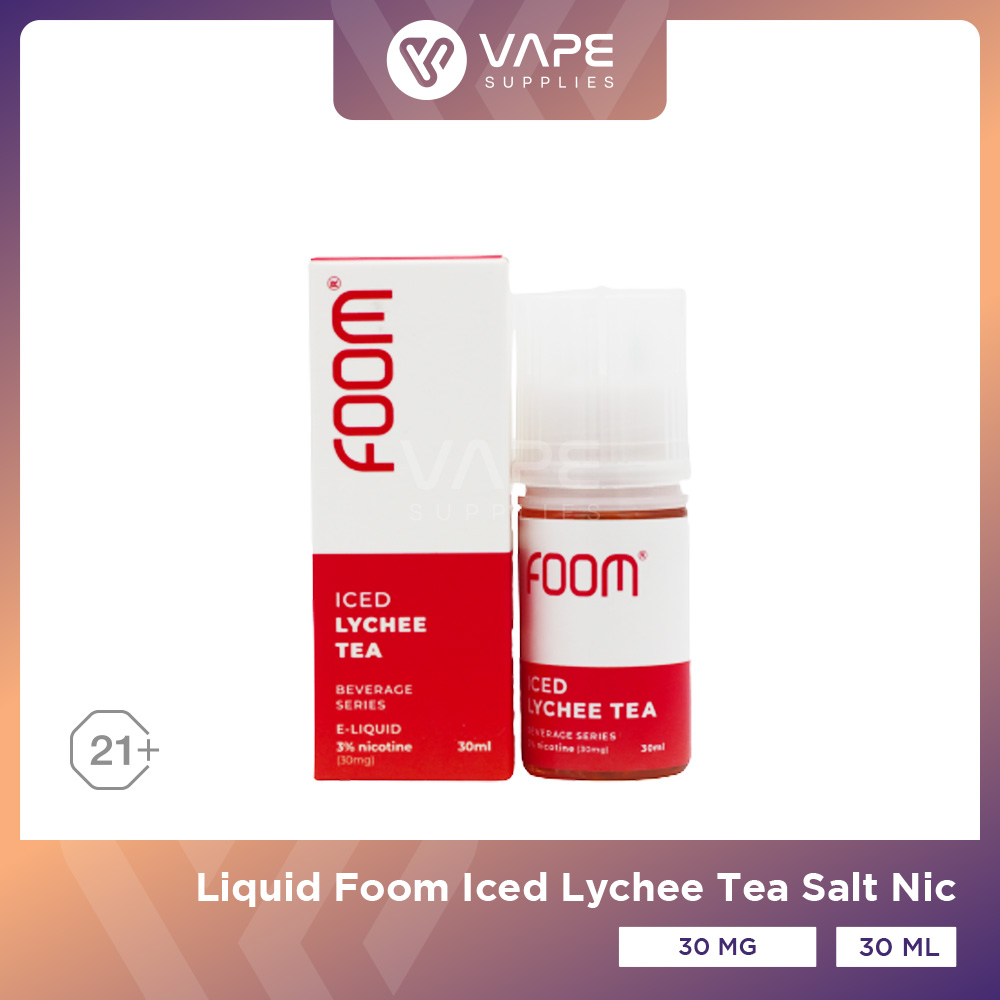 Jual Liquid Foom Iced Lychee Tea Salt Nic 30ML Shopee Indonesia