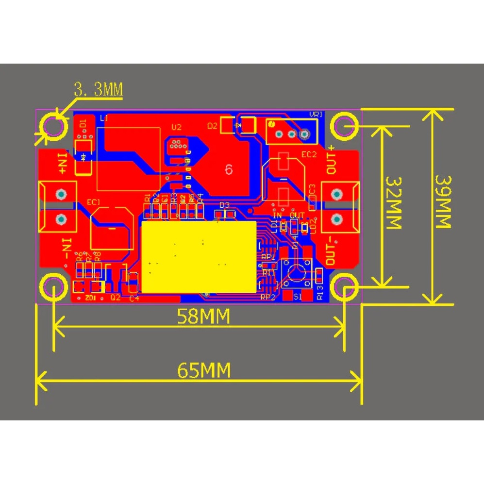 Jual Modul XL6009 Voltmeter Adjustable DC-DC Step Up Boost Converter ...