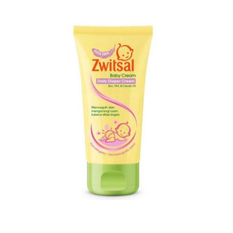 Jual Zwitsal Baby Cream Diaper Care Zinc 50 mL Shopee Indonesia