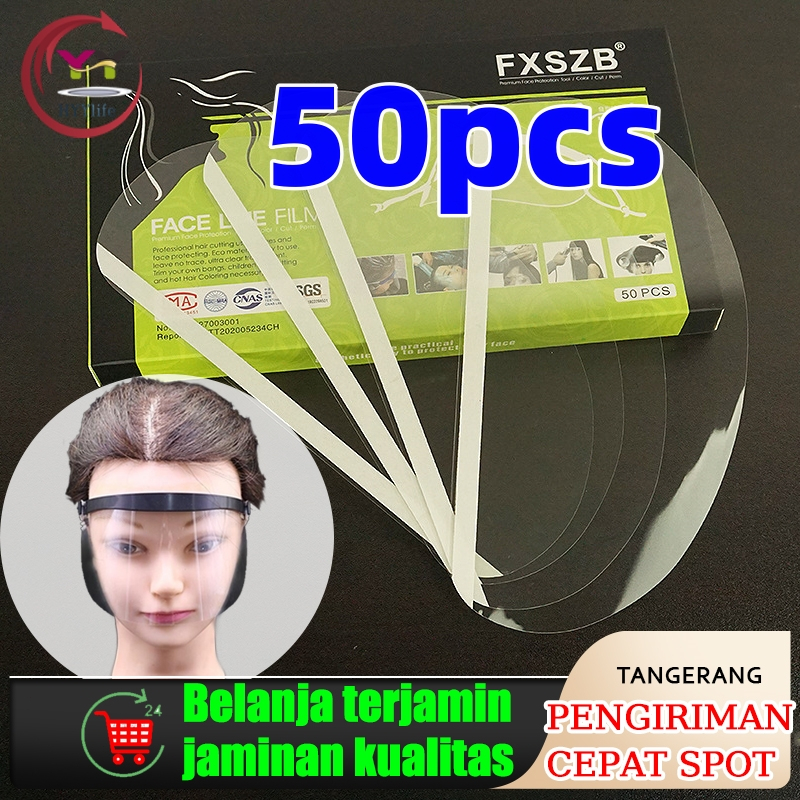 Jual 50pcs Pelindung Wajah Gunting Rambut Atau Proses Salon Sekali ...