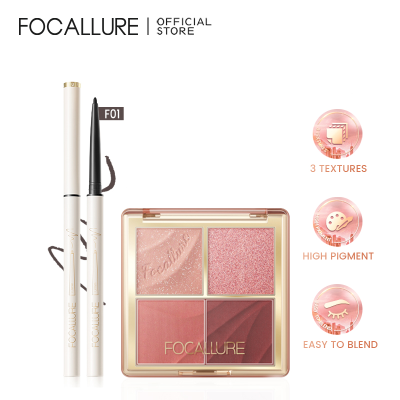 Jual FOCALLURE 2PCS Set MultiUse Eyebrow Eyeshadow Palette & Gel