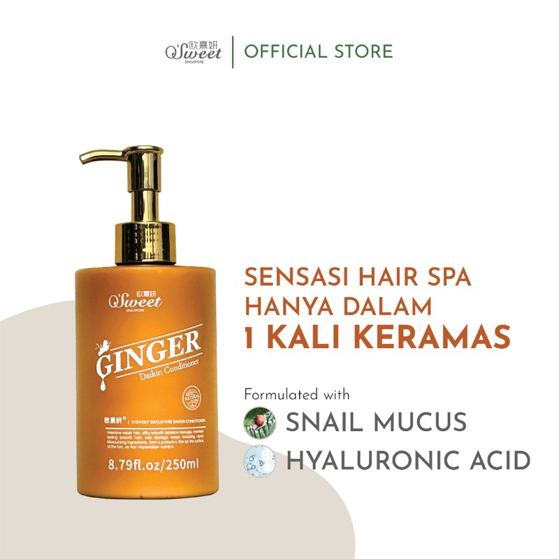 Jual O Sweet Singapore Ginger Shampoo 450 ML Original Shopee Indonesia