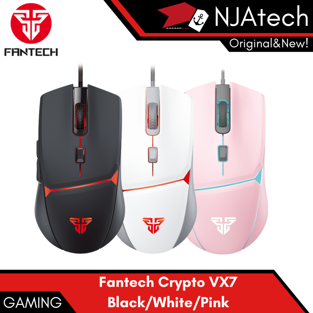 Jual Mouse Gaming Fantech CRYPTO VX7 Macro | Shopee Indonesia