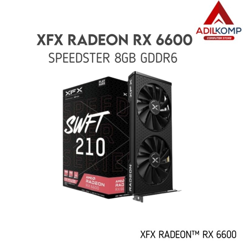 Jual VGA XFX RX6600 SPEEDSTER 8GB | Shopee Indonesia