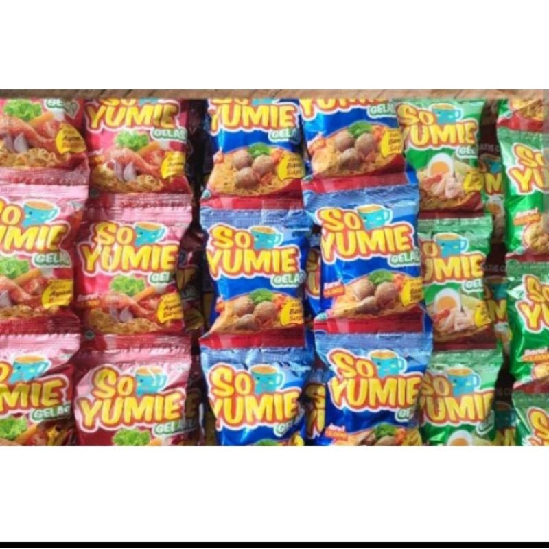 Jual So Yumie Mie Gelas Renceng Isi 10 Bungkus Shopee Indonesia