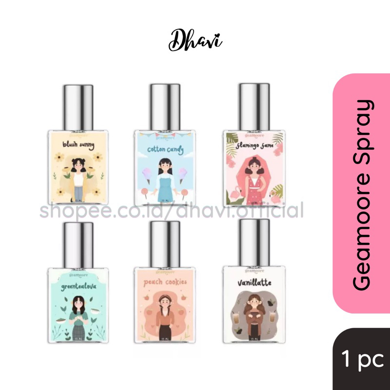 Jual GEAMOORE Addicted Series & Korean Parfum 15ml Spray Inspired