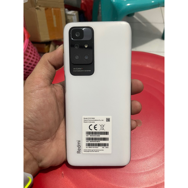 Jual Redmi 10 2022 ram 6+2/ 128gb minus TC retak sentuhan normal ...