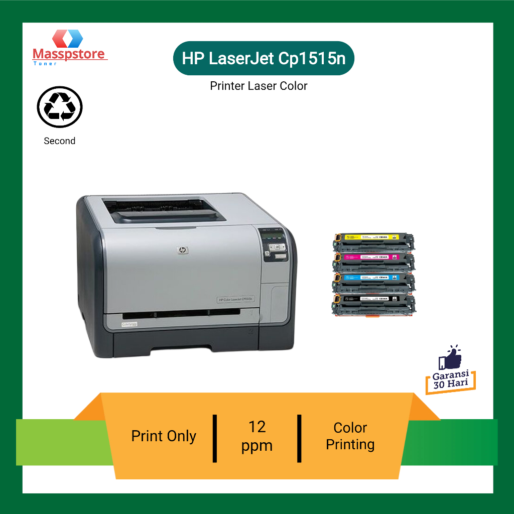 Jual Printer Warna HP LaserJet CP1515n | Kualitas Kantoran | Harga ...