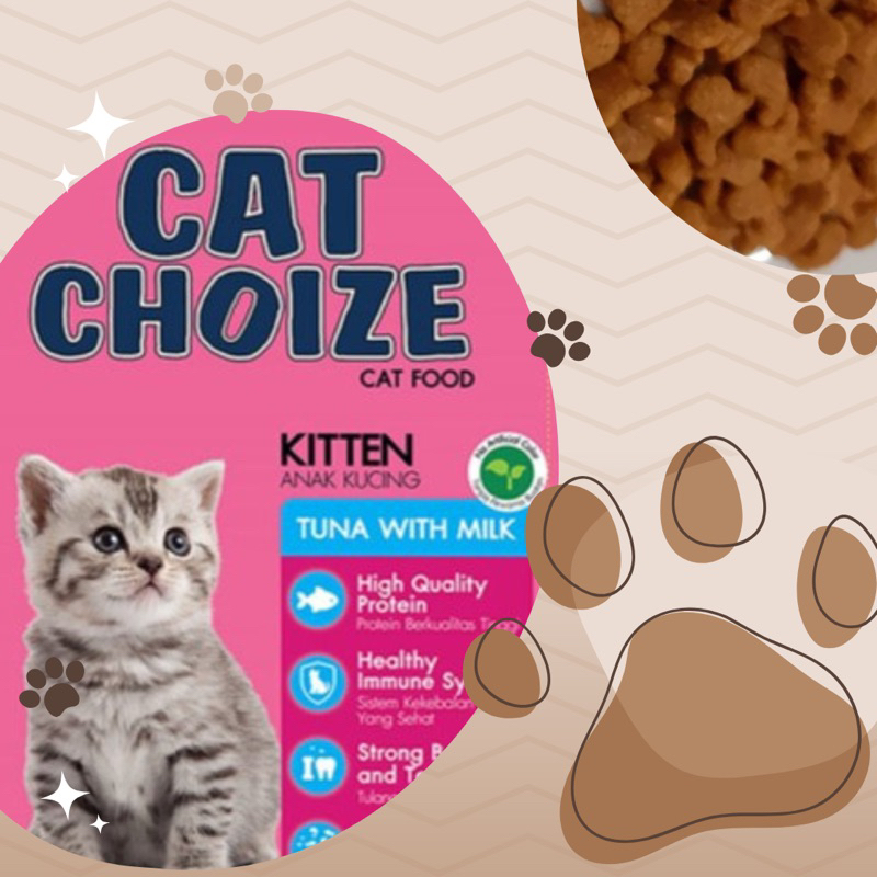 Jual Cat Choize Cat Food Kitten (Tuna with Milk) Shopee Indonesia