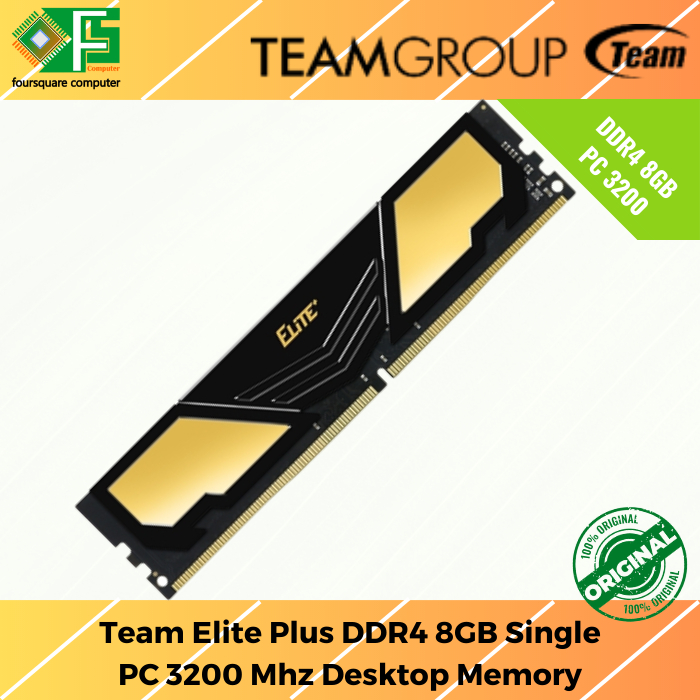 Jual Ram Team Elite Plus Ddr Gb Single Pc Mhz Memory Pc Shopee