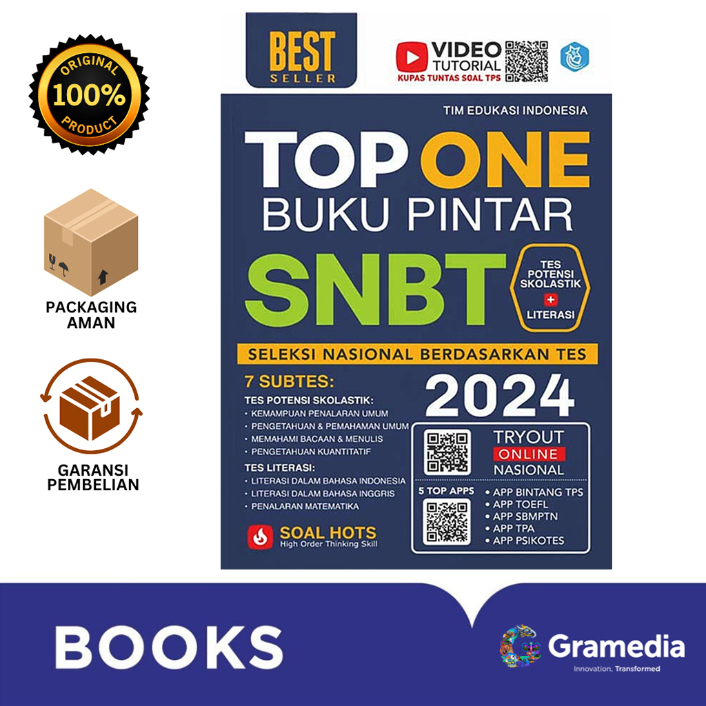 Jual Gramedia Bali - TOP ONE BUKU PINTAR SNBT 2024 | Shopee Indonesia