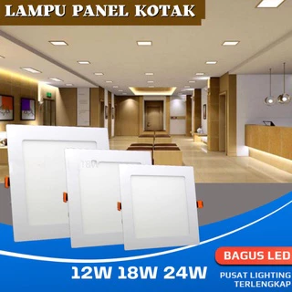 LAMPU LED Panel Light Downlight Putih INBOW Kotak 6W/12W/18W Putih | AutoStock