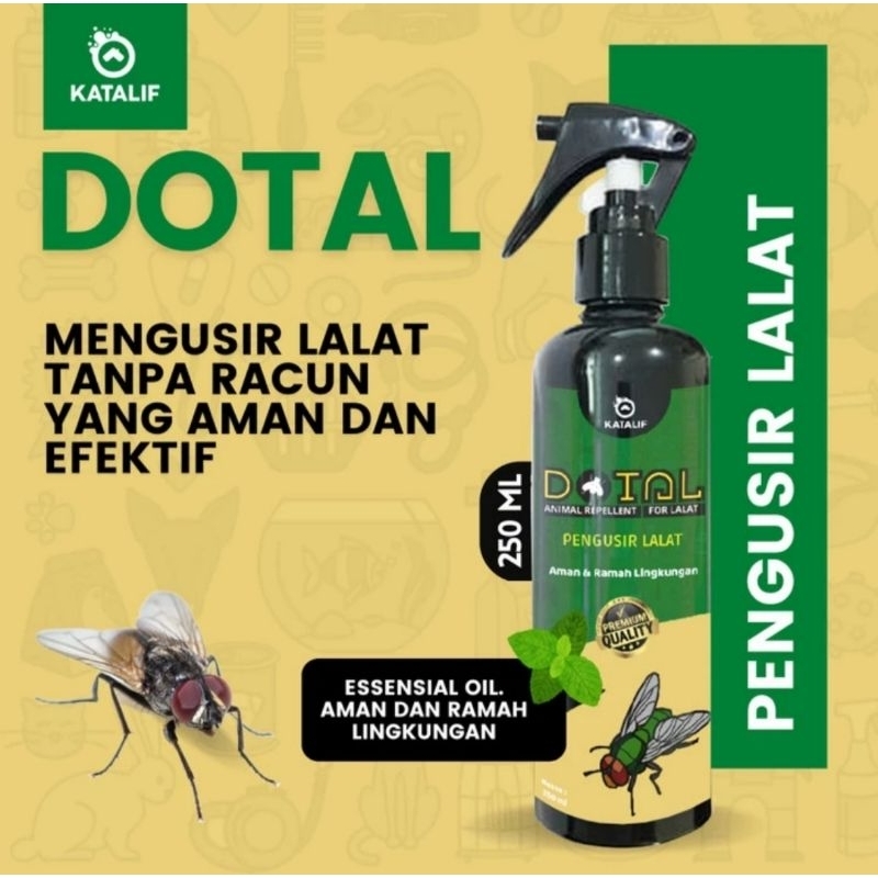 Jual Spray pengusir lalat ramah lingkungan | DOTAL FOR LALAT | Shopee ...