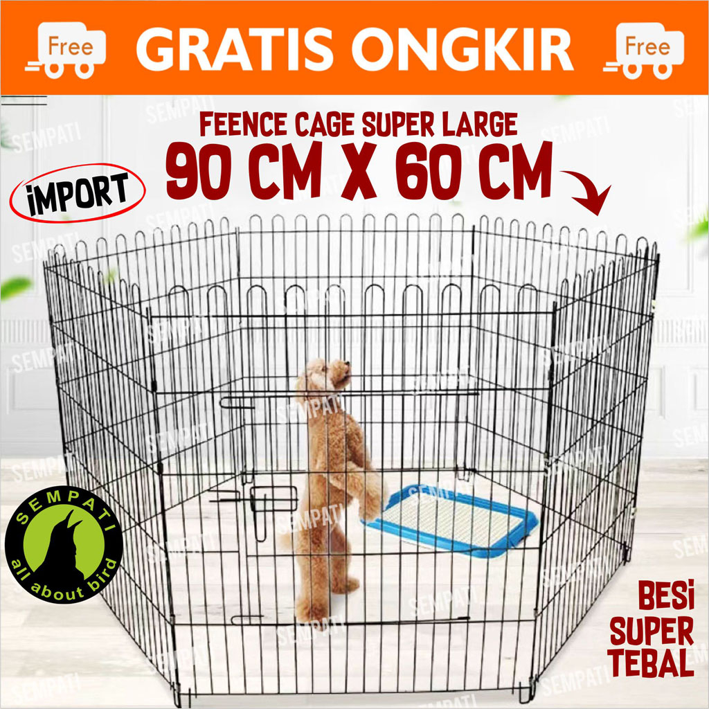 Jual Pagar Pintu Size Jumbo X Full Set Kandang Hewan Kucing Cat Kitten Anjing Kelinci Pagar