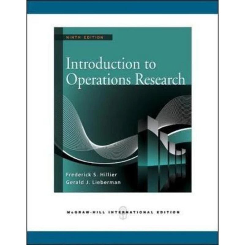 Jual ORIGINAL Introduction To Operations Research 9e - Frederick S ...