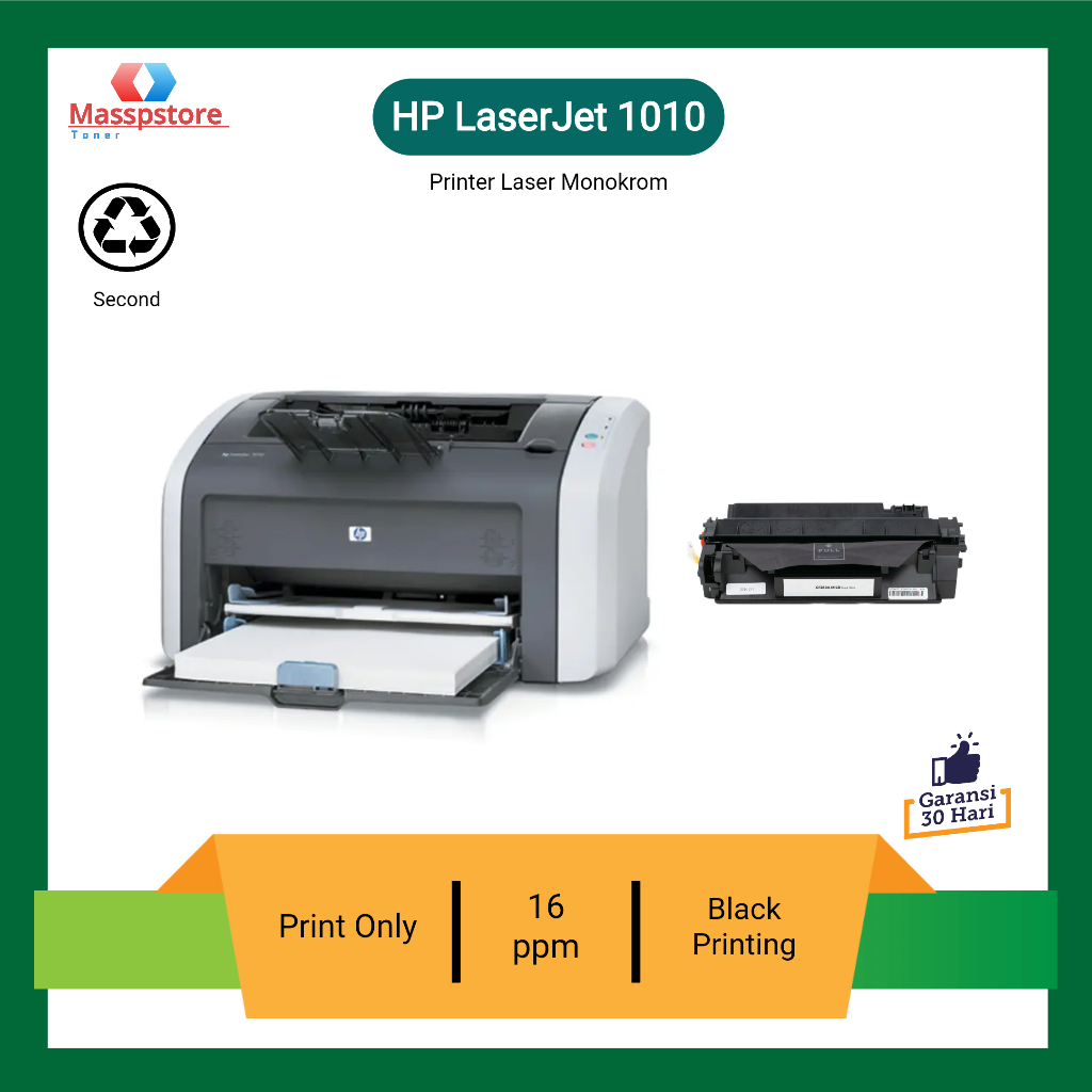 Jual Printer hp laserjet 1010 Printer Laser Monochrome Printer laser ...