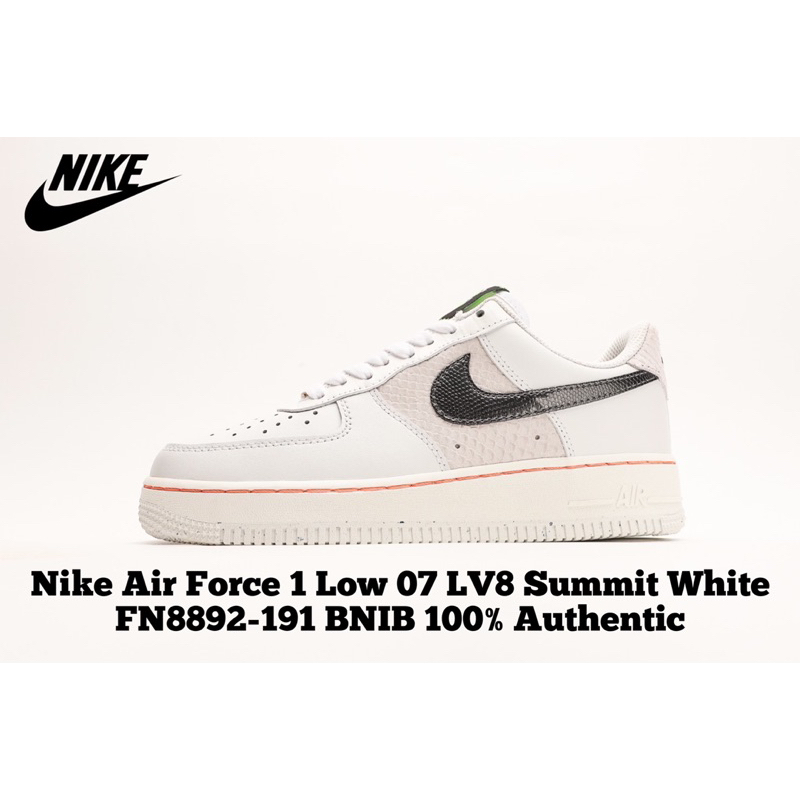 Nike Air Force 1 07 LV8 AF1 Summit White Green Men Casual Shoes FN8892-191