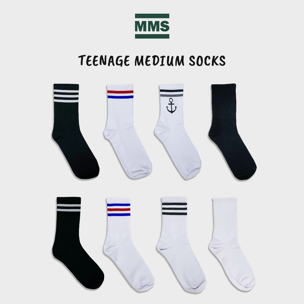 Jual Kaos Kaki Anak Old school Motif Stripe Polos Kids Sock 713 Tahun