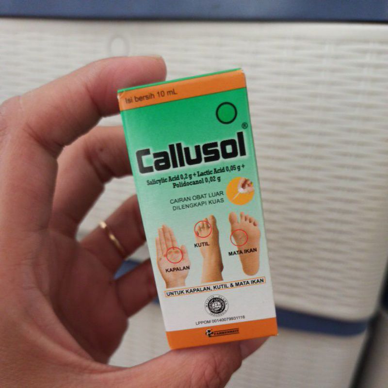 Jual Callusol Ml Cairan Obat Kutil Kapalan Mata Ikan Shopee Indonesia