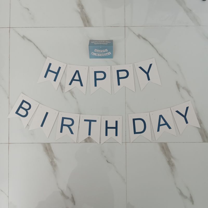 Jual Bendera Ulang Tahun / Happy Birthday Flag | Shopee Indonesia