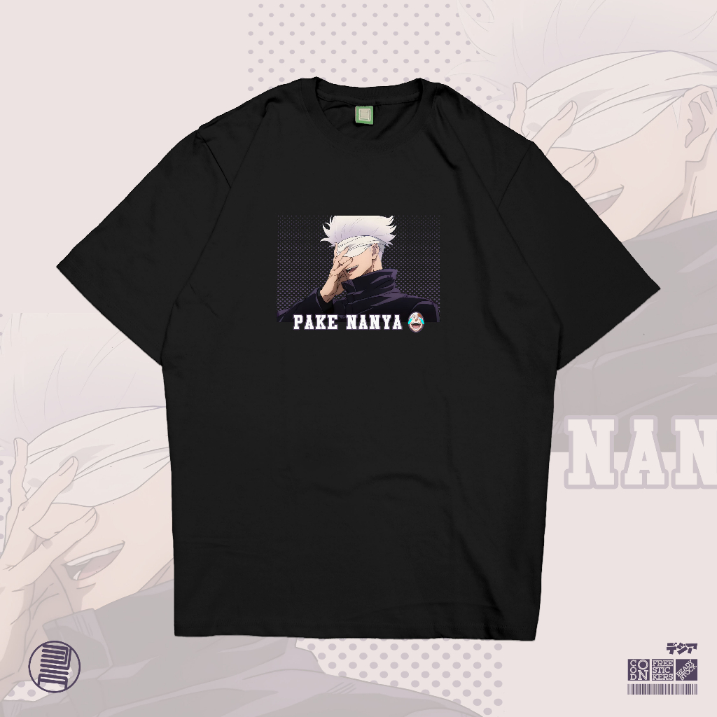 Jual Pake Nanya Meme Gojo Satoru Jujutsu Kaisen Kaos Anime Manga Baju