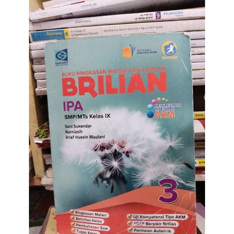 Jual Buku Brilian Ipailmu Pengetahuan Alam Kelas 9ix3 Smpmts Grafindo Shopee Indonesia 9321