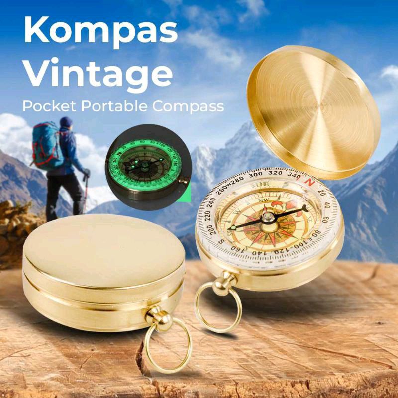 Jual Happfist Kompas Vintage Pocket Portable Compass - G50F | Shopee ...